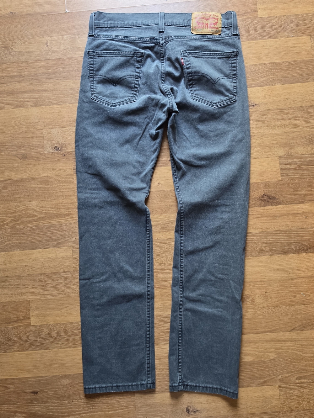 Levi's Men's Dark Grey Slim Straight Jeans